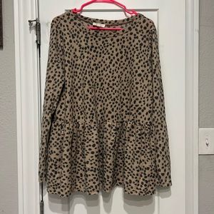 Riah Animal Print Top
